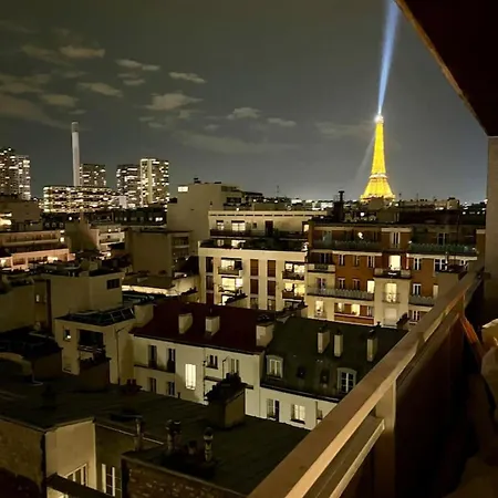 Luxury With Stunning Eiffel Tower View Apartment *